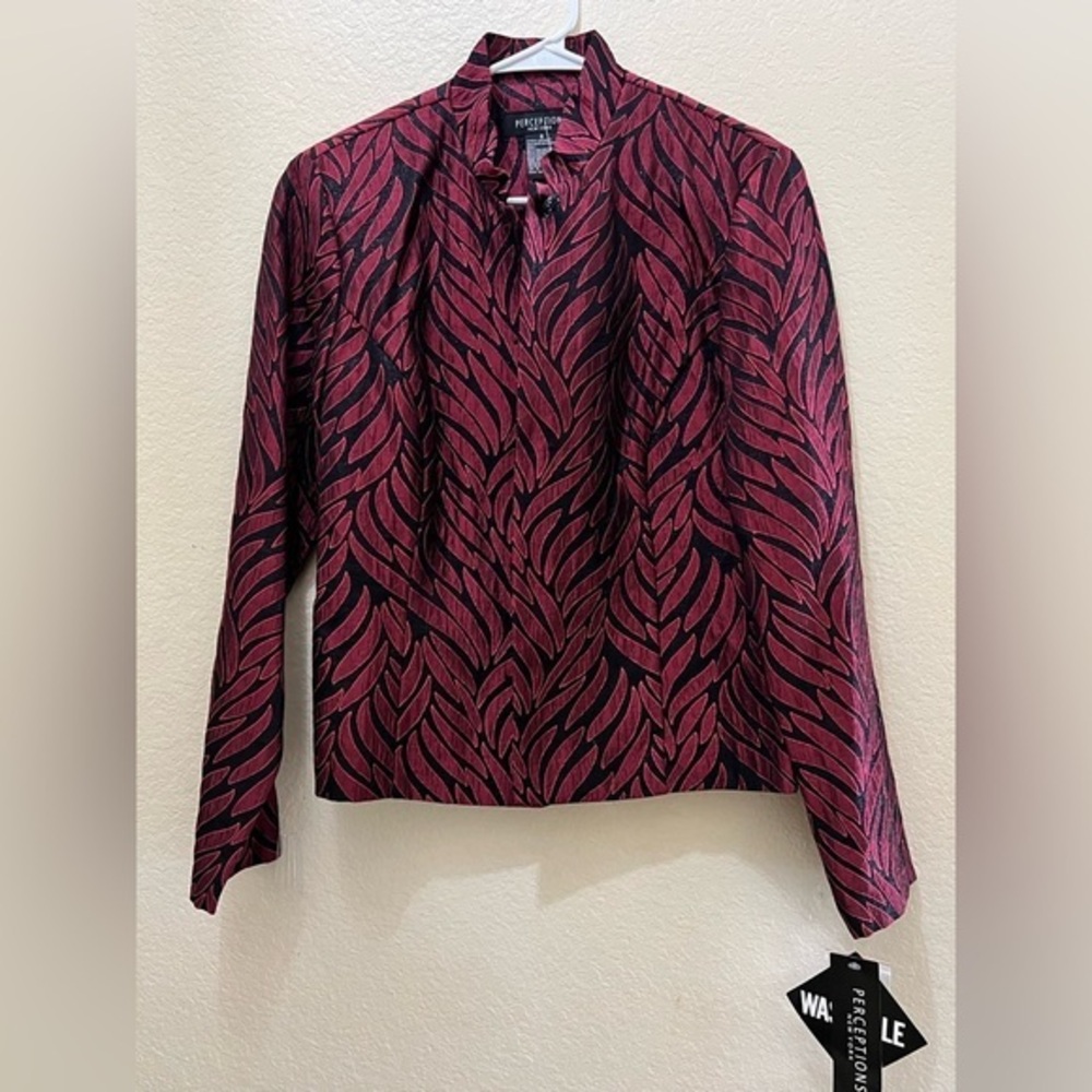Pendleton Red and Black Patterned Set (Missing Buttons)